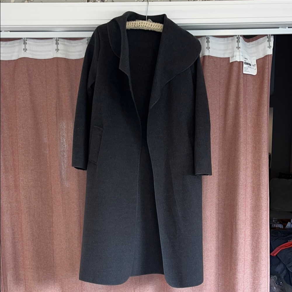 Made in Italy dark grey trench